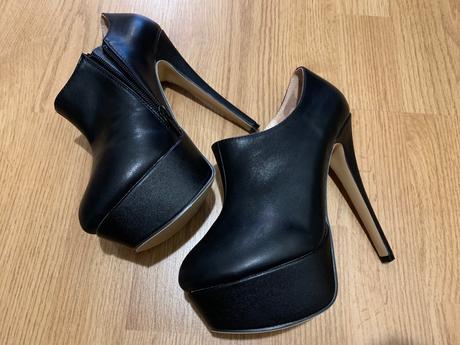 Elegantné topánky na platforme, 37