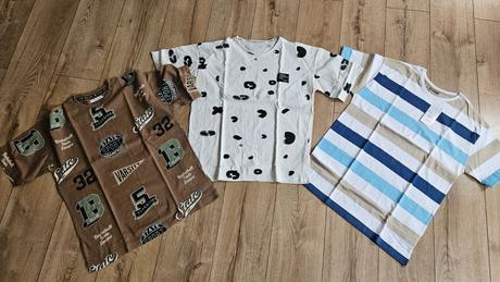 3x tričká krátky rukav, reserved,170