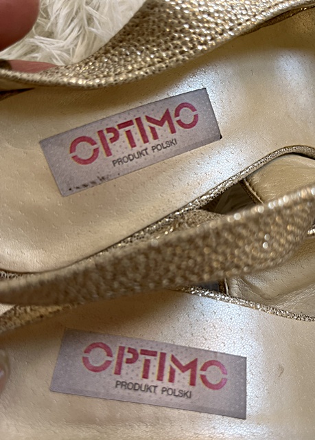 Zlate sandale optimo, 37
