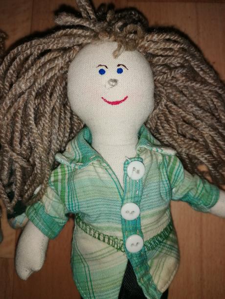 Latkove babiky chlapec a dievca,