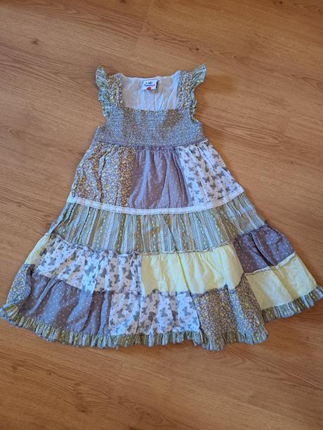 2x šaty 128/134, topolino,128