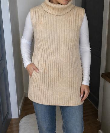 Hnedá vesta h&m, h&m,s