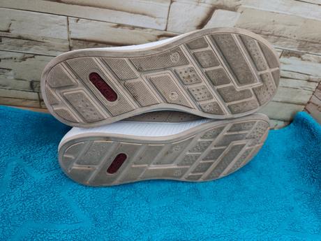 Rieker 42 - dámske kožené našuchovacie dierkované, rieker,42