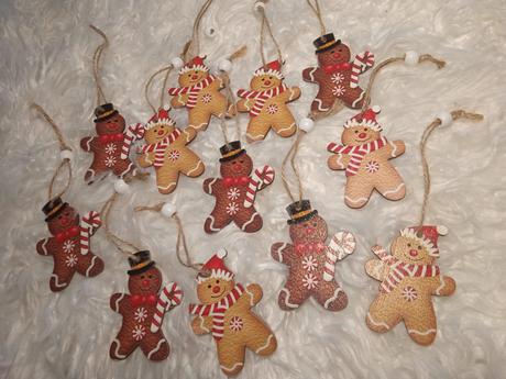 Perníčky ozdoby,drevo, 
