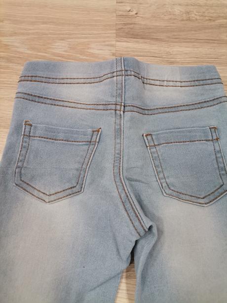 Dievčenské bledomodré riflove džeginy, pepco,104