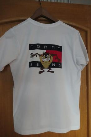 Tommy hilfiger stylove original moderne tricko s/m, tommy hilfiger,s