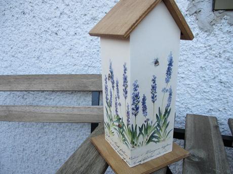 Drevený zásobník na čaj,levanduľa, 