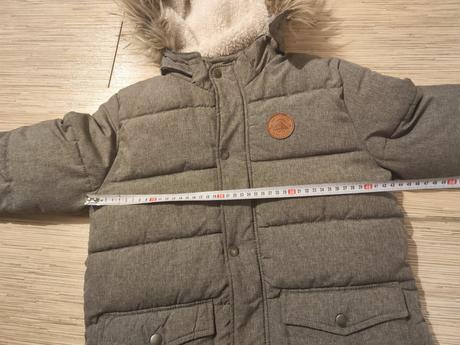 Zimná predĺžená vetrovka, h&m,140