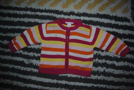 Pásikavý svetrík, h&m,74