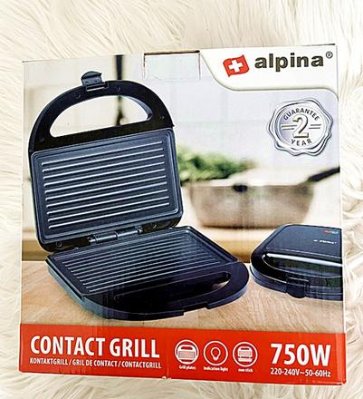 Elektrický gril alpina 750 w, 