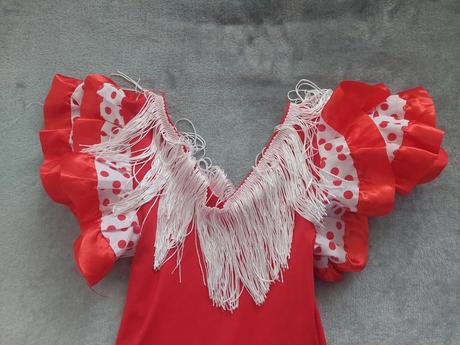 Flamenco tanečnica karnevalové šaty veľ.146-152, 