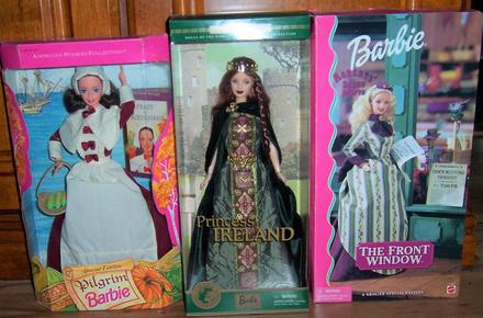 Zberateľské barbie z usa, 