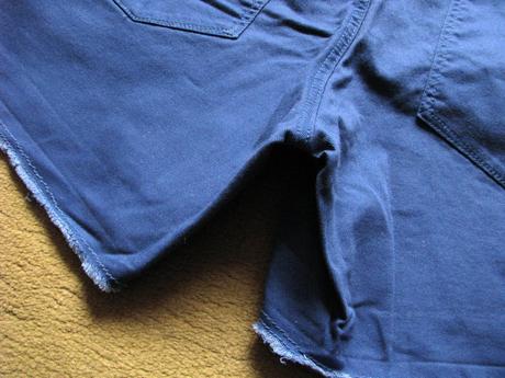 Modré šortky, h&m,xl