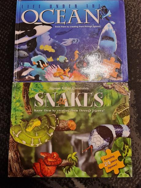 Krásne zvieracie knižky s puzzle - v angličtine, 