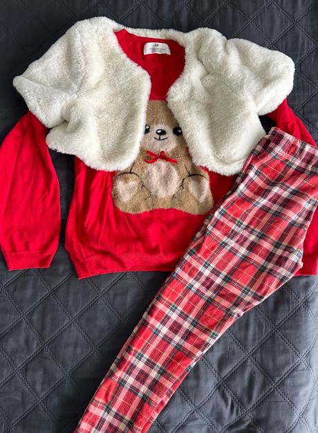 Kožušinové bolerko v. 122/128, h&m,122