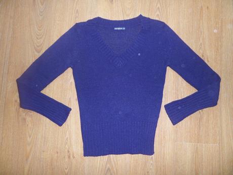 Tmavomodrý sveter, terranova,m