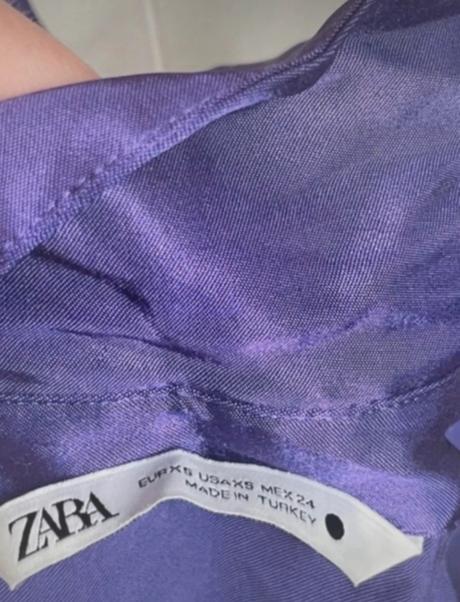 Zara saténové saty, zara,xs