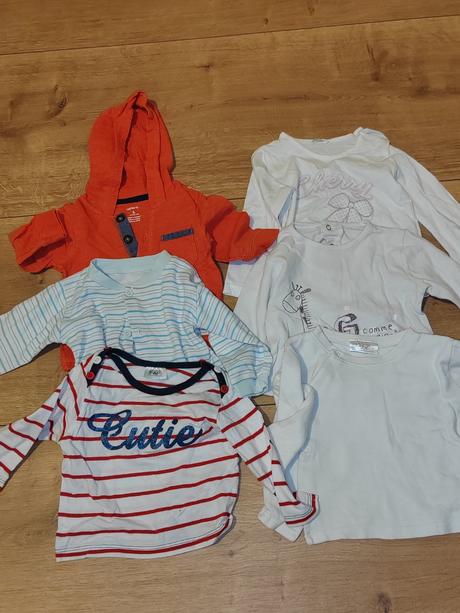 3 tričká s dlhým rukávom za 3 eur, 68