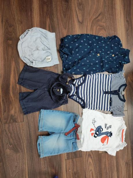 Letný balík oblečenia pre chlapca, 68–80