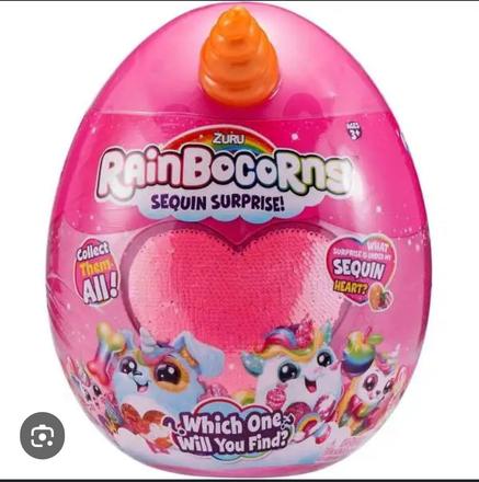 Rainbocorn mega plysák vo vajcami,