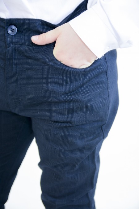 Bavlnené nohavice - karo, 104 / 110 / 176