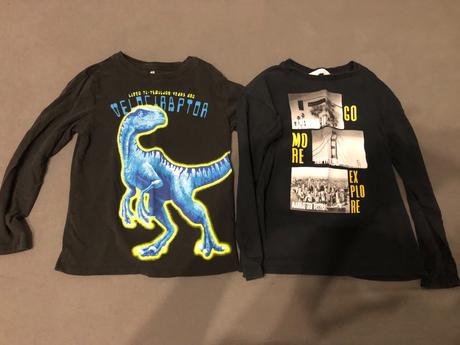 2xtricko 128 h&m,f&f, 122–134