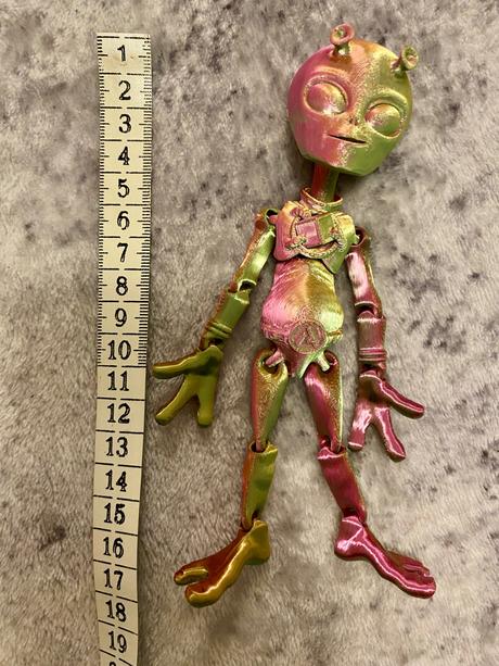 3d figúrka mimozemšťan,