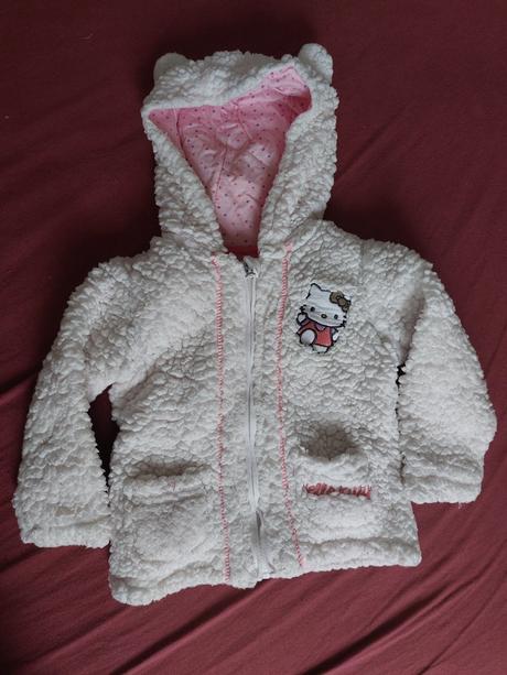 Hunata tepla mikina v top stave, hello kitty,80