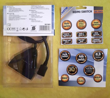 Hdmi switch prepinac, 