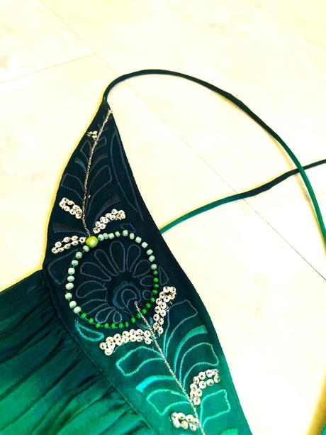 Smaragdový top fairycore, 40