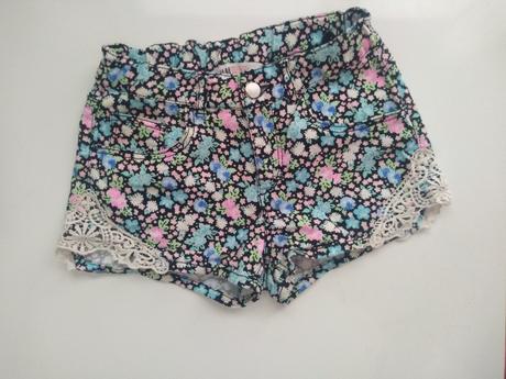 Riflové kraťasy, h&m,152