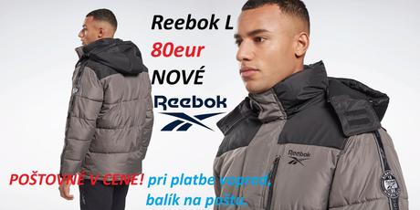 Zimná bunda, ľadvinka, taška na plece, peňaženka, reebok,l
