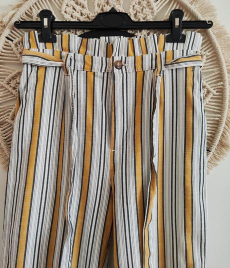 Pruhované nohavice c&a, c&a,xs