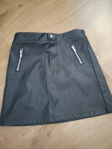 Kožená sukňa, h&m,110