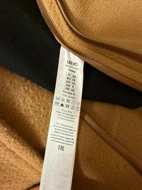 Krásny kabát liu jo, liu jo,m