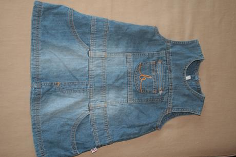 Riflove zateplene saty, h&m,86