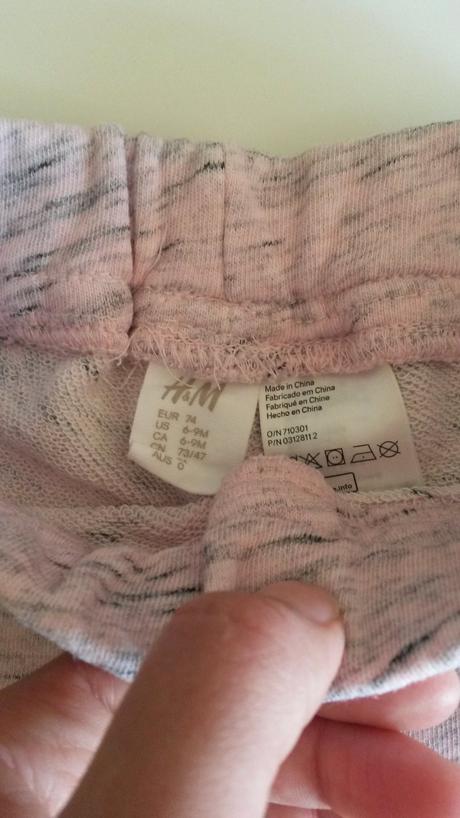 Tepláky h&m, h&m,74