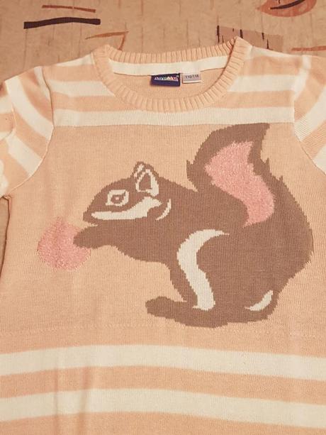 Pletené šaty č.110/116, lupilu,110