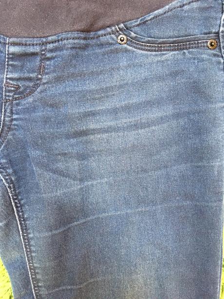 Tmavomodré tehotenské rifle vel. 36/38 h&m, h&m,36