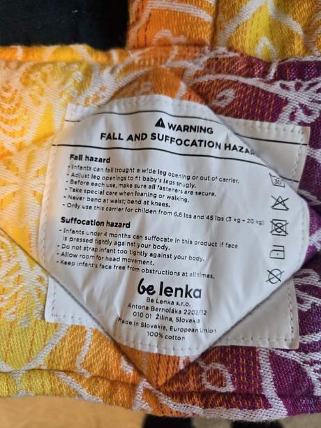 Detsky nosič be lenka, be lenka