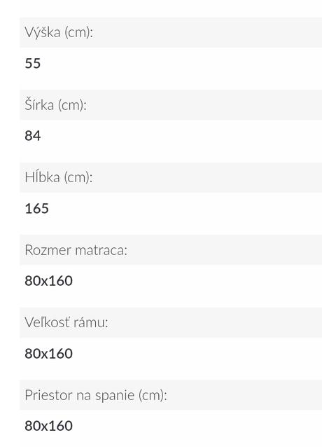 Detská posteľ + 2 nepremokavé plachty, šírka (cm): 80,dĺžka (cm): 160