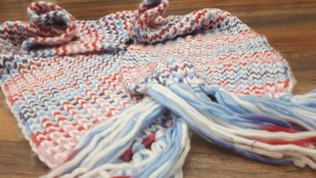 Maxi šál so strapcami, s