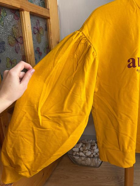 Tričko s balonovými rukávmi, bershka,s