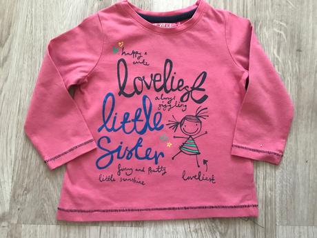 Tričko next ruzove 9-12 mes., next,80
