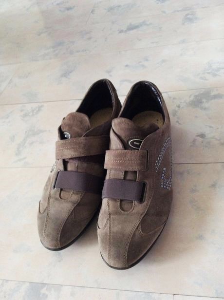 Kožené semišové tenisky, 39