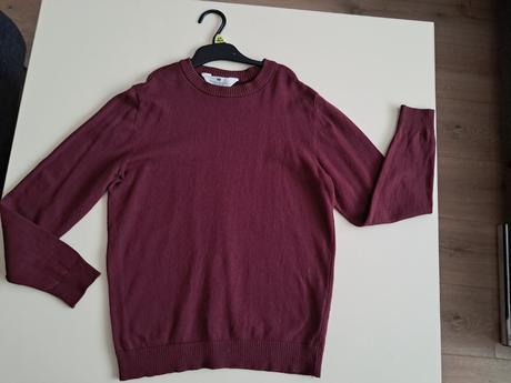 Svetrík burgundy h&m v.146/152, h&m,146
