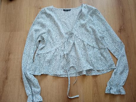 Crop top bodkovana bluzka vel. s, s