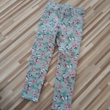 Nohavicové legíny, h&m,110