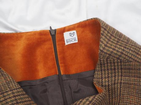 Luxusná vlnená sukňa brigitte von boch, 36