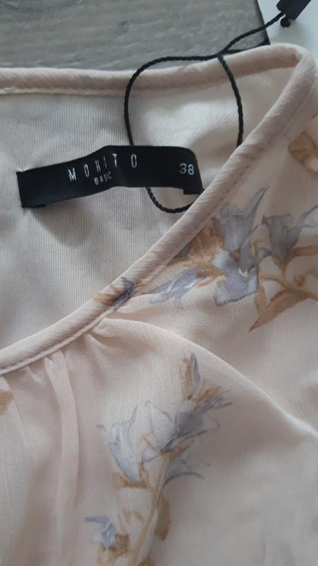 Pufovany rukav,saty mohito 38, mohito,38